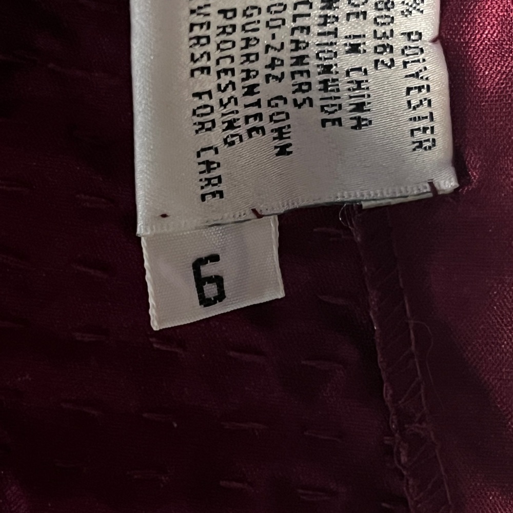 NITELINE DELLA ROUFOGALI‎ Vintage Sequin Halter Dress Burgundy Magenta Size 6 - Picture 5 of 7